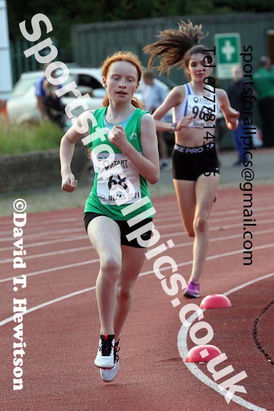 1500 metres, 2021 North East Grand Prix 5, Monkton, Wednesday, July 21st. Photo: David T. Hewitson/Sports for All Pics